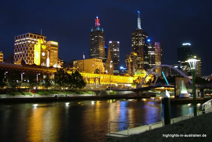 Melbourne: CBD und Yarra Fluss